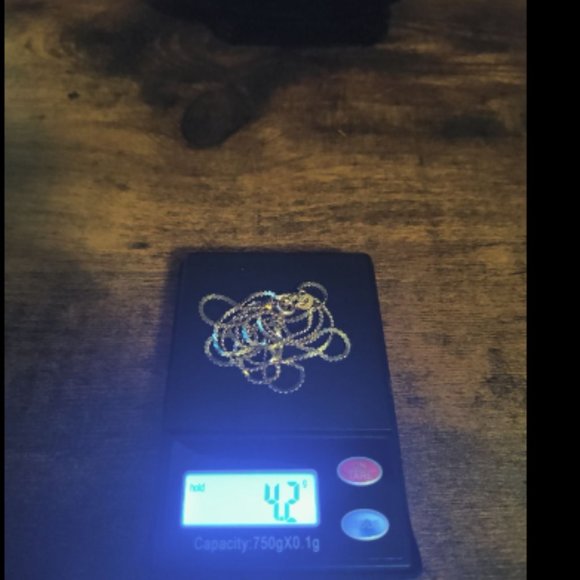 14K Yellow Gold Serpentine Chain Necklace - Picture 5 of 5